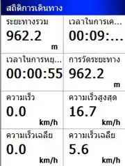Trip Computer page Thai